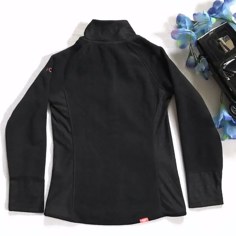 Roxy NWT Full Zip Fleece Jacket Girls S (8)
